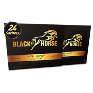 Black Horse Vital Honey 24 Sachets – Honey for Daily Wellness & Convenience